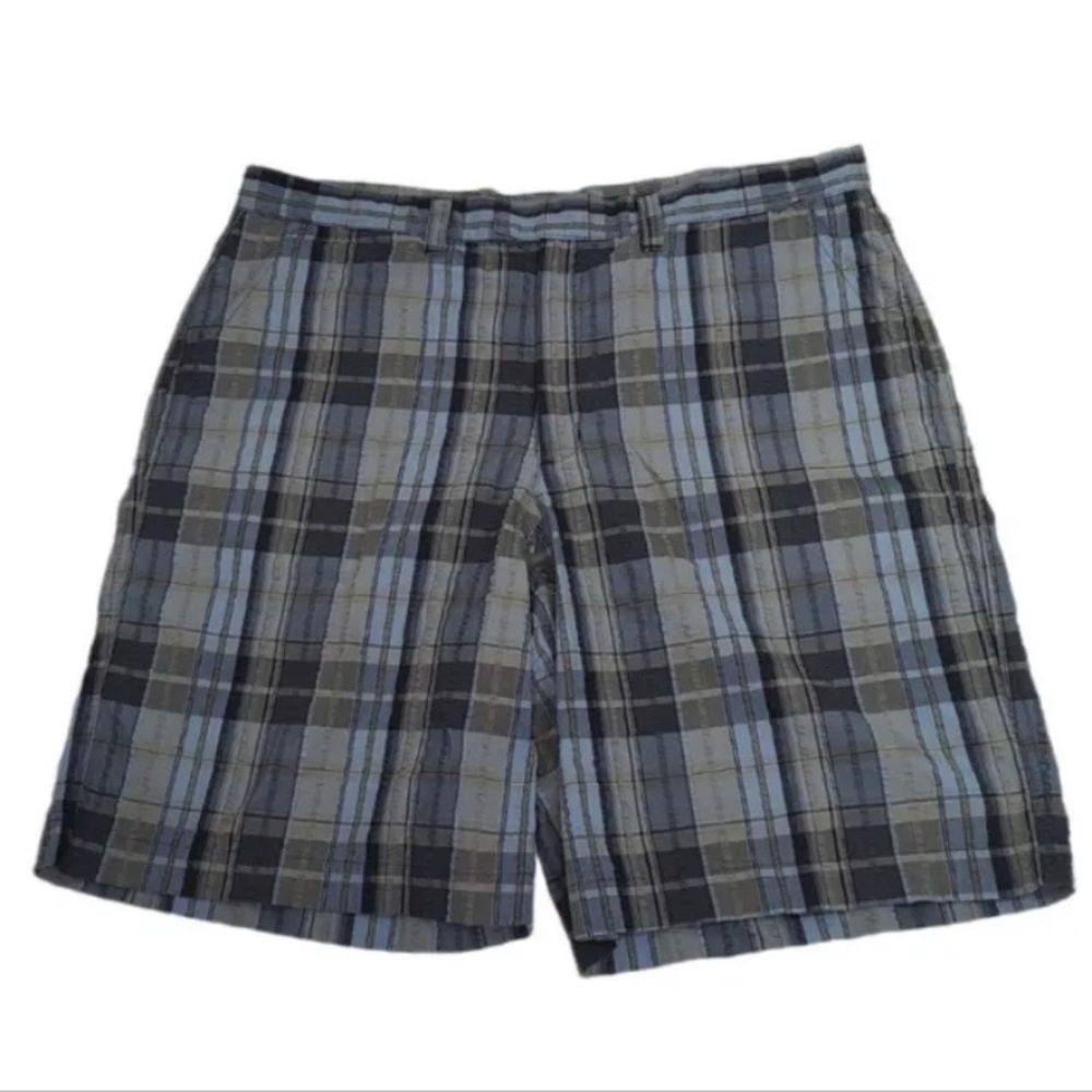 Patagonia Men’s Seersucker Walking Shorts Organic Cotton Plaid preppy Academia